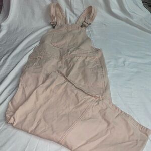 Levi's Women's Light Pink Denim Overall Dress